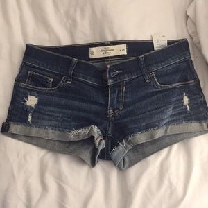 Dark Jean Shorts